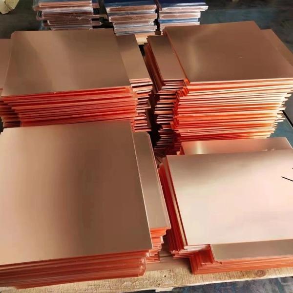 Cu Min 99% Grade Inexpensive Copper Plate 1 Ton Minimum Order 5mm Copper Sheet Plate