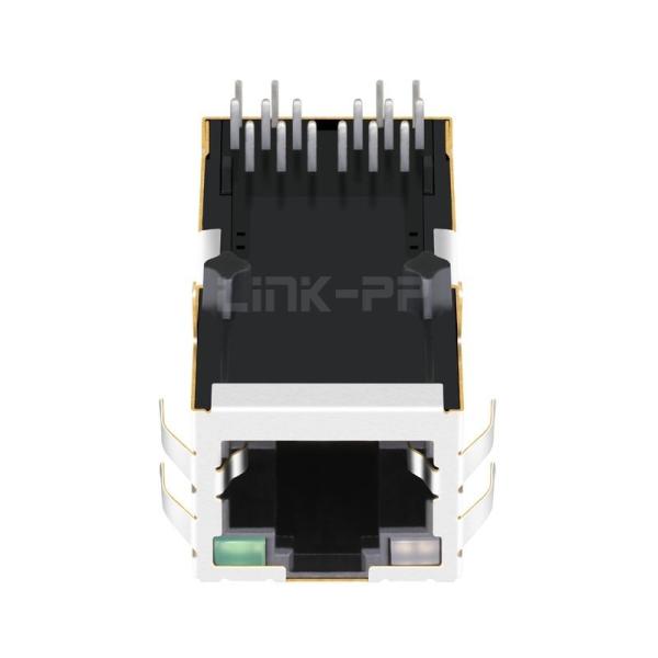 Pulse JK0-0016 Compatible LINK-PP LPJK0014AINL 100/1000 Base-T Tab Up Jaune et vert/vert Led Jack à port unique RJ45 Cat 6