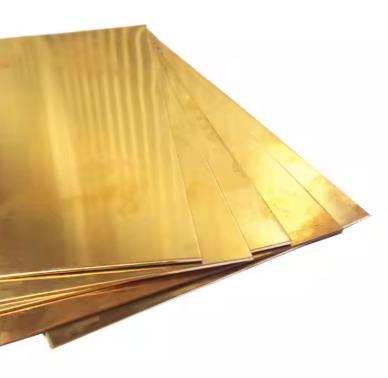 3mm Gold Plated Brass Sheet C22000 Custom For Industrial Applications