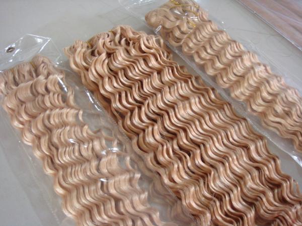 Mèche de cheveux humains résistante à la chaleur 16 extensions de cheveux réutilisables