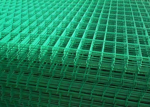 Powder Coated Welded Wire Mesh Fence Panel Square Hole High Stability