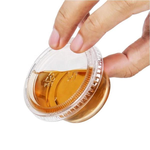 Customized Mini 2 Oz Disposable Small Sauce Cups for Portion Control and Convenience