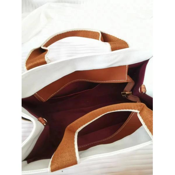 Main Material PU GHJ-31 Handbags For Women with Motion Detection and Striped Design