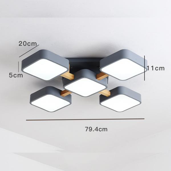 LED modern minimalist ceiling lamp LED study entrance bedroom wooden celling light(WH-WA-23)