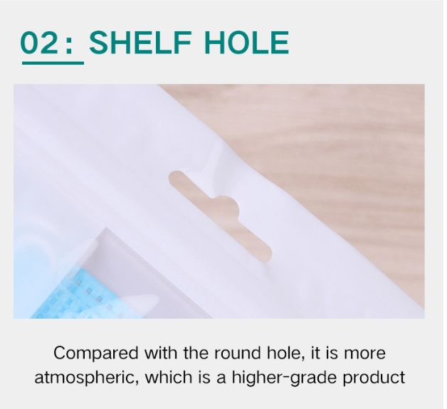The Hot Mask Packaging Bag Three-Side Sealing Compound Bag Medical Sealed Dustproof Plastic Self-Sealing Bag