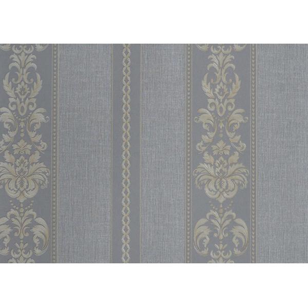 Вашабле классические Стрипед флористические обои, заволакивания стены винила материальные прочные