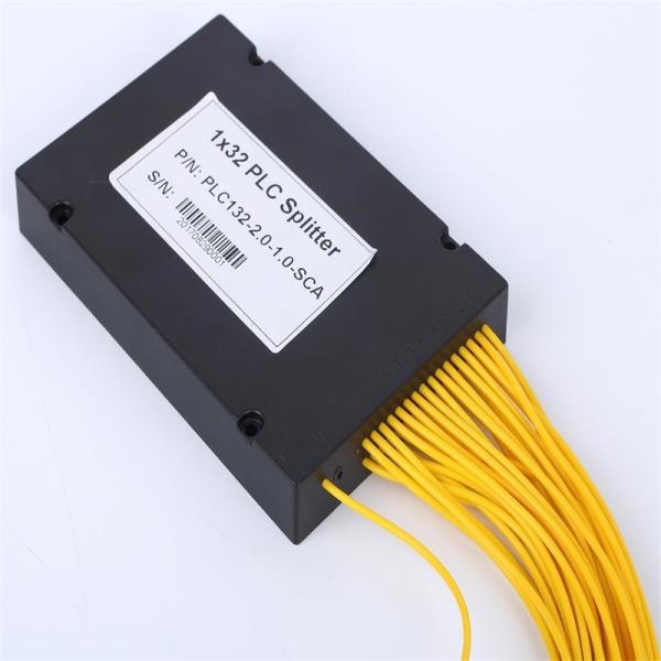 FTTH Optical Fiber 1x2 1x4 1x8 1x16 1x32 PLC Splitter ABS Box Type