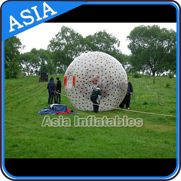 Outdoor Downhill Zorb , Zorb Ball OEM Human Hamster Ball