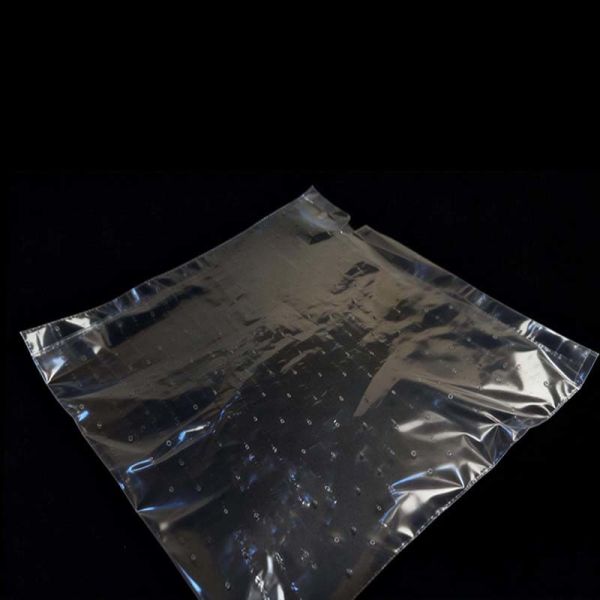 Non Toxic Micro Perforated Bag Food Grade Vented Lettuce Bags For Vegetable Storage Display