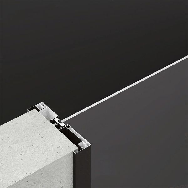 Modern Black Aluminium Frame Glass Bathroom Door Swing Design