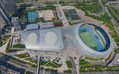 Q235 Metal Building Basketball Gym Prefabricated Steel Structure Building