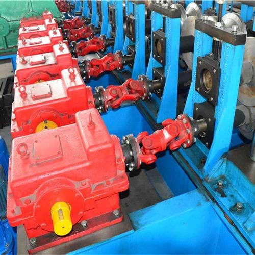 Three Waves Guardrail Forming Machine , 10m/Min W Beam Roll Forming Machine