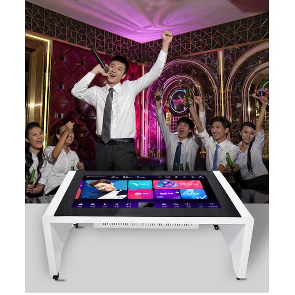 Mesa de centro interativa do tela táctil de 55 polegadas para Conferenc/jantar/exposição/barra