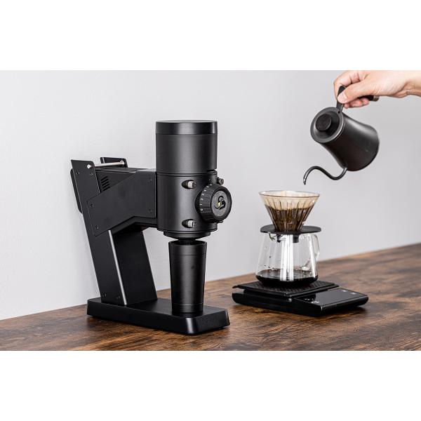 58mm Flat  Burr Electric Coffee Bean Grinder 50W BG58 Pour Over Coffee Mill