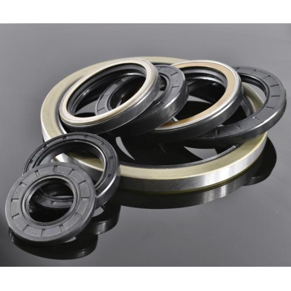 NBR80 Rotary Shaft Seals , Hydraulic Pump Oil Seal For Rotating Shaft TCN Style