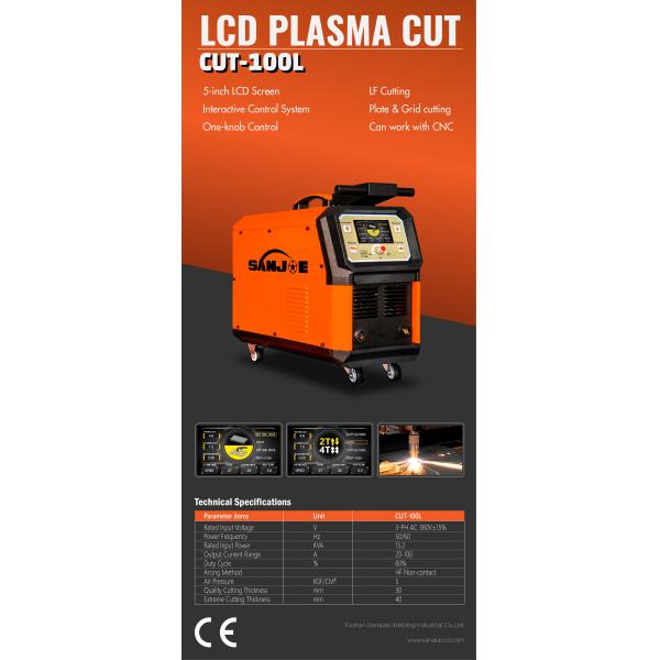 Решетка резца плазмы дисплея 100A IGBT CUT-100L LCD режа CNC используя автомат для резки