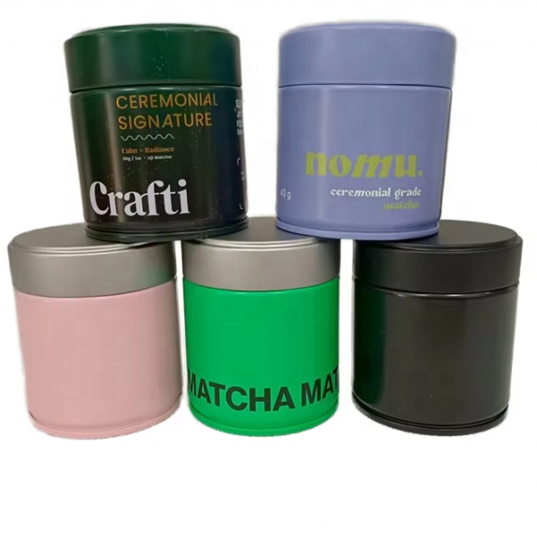 Tinplate Metal Bottles for Food for Snacks Tin Can for Matcha Cakes Paint Chocolate Lollipops Chemical Matte Frost