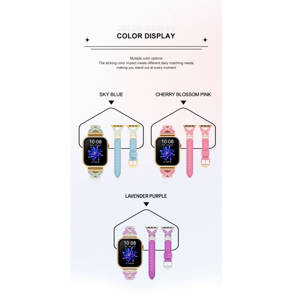Elegant And Luxurious Butterfly Watch Strap For Women