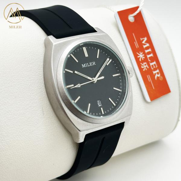 Caso de silicona relojes de pulsera clásicos para pareja 30M resistente al agua