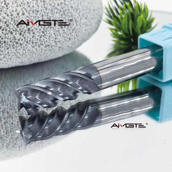 10 mm TiAlSiN Carbide U Channel Cutter précision au sol moulin à extrémité plate pour les rainures d'acier