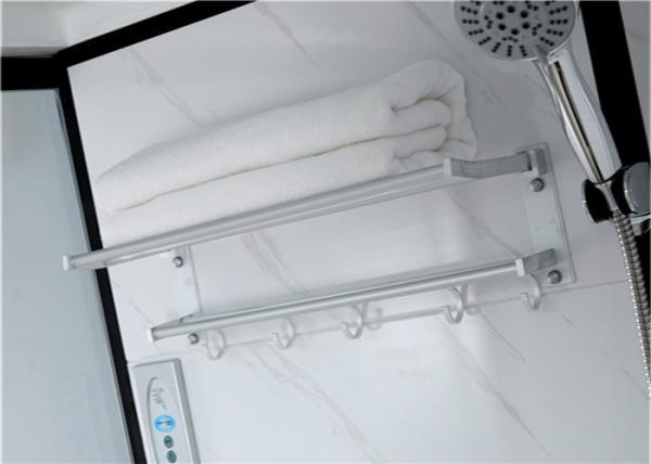 Shower Cabins White  Acrylic ABS Tray  1600*1200*2150mm black aluminium