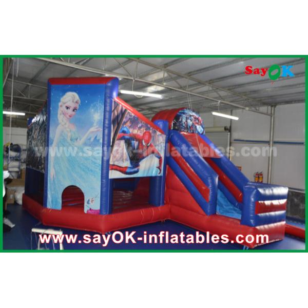 Дом прыжка детей снега темы сказки раздувной/прыжка крупного плана