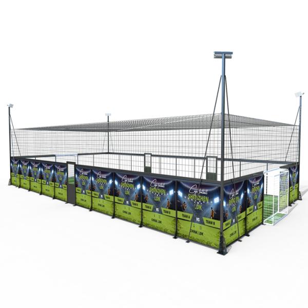 Arène de football LED en plein air professionnelle ️ Terrain d'entraînement de football tout temps avec éclairage à haute luminosité