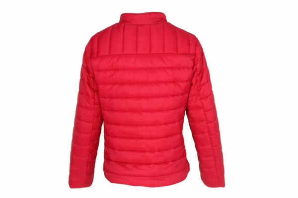 Black Padded Junior Girls Lightweight Puffer Jacket Multicolor