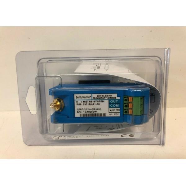 曲がネバダ3300 XL 8MM PROXIMITORセンサー330180-91-00 PKGで新しい工場9.0メートルの。