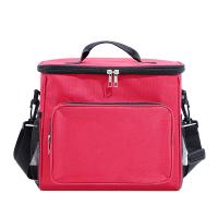 Sacs de déjeuner isolés personnalisés 10.5L Sacs imprimés thermiquement pour la nourriture Noir / Rouge / Vert / Bleu / Gris