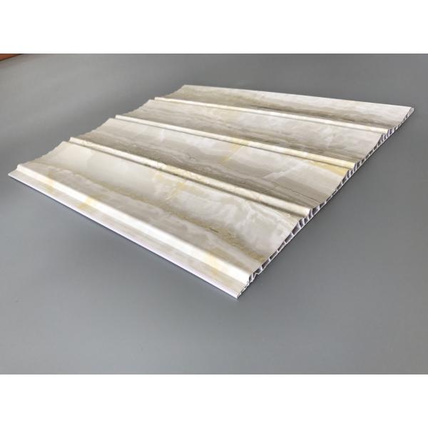 Панелинг мраморного дизайна водоустойчивый деревянный для паза волны 3 ванных комнат 4