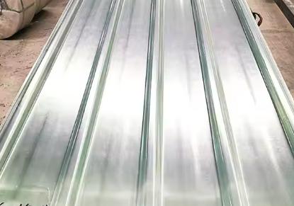 Placas de luz natural de FRP personalizadas Hoja de techo con recubrimiento anticorrosión
