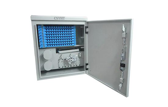 An outdoor optical equipment Fiber optic cross connect cabinet Outdoor cabinet HC96
