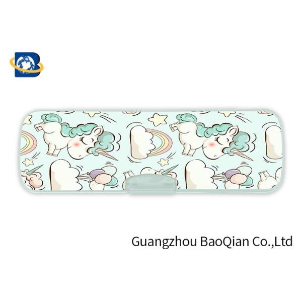 Изображения 3Д обслуживания печатания канцелярских принадлежностей 3Д случай карандаша линзовидного милого пластиковый