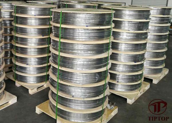 1 OD ASTM B704 Welded SS Stainless Steel Coiled Tubing