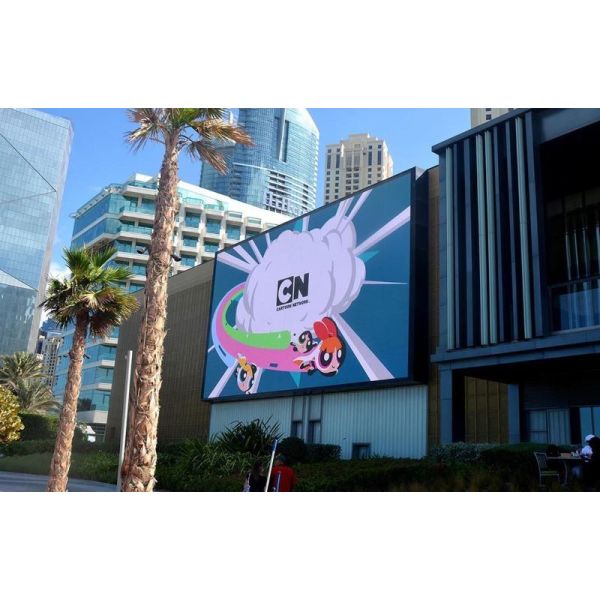 Outdoor P10 Long Life Wearable Iron Cabinet Led Display Screen For Advertising
