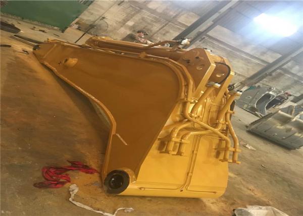 Yellow Color Durable Long Reach Arm Boom For Excavators To Desilting River