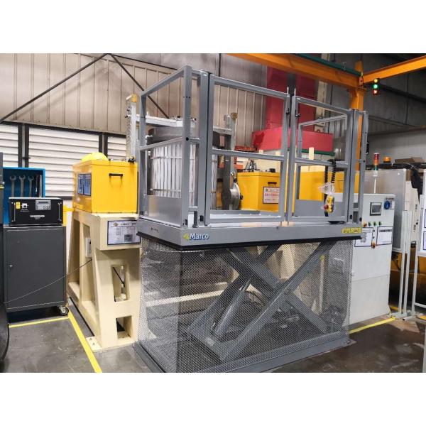 Explosion-Proof Stationary Hydraulic Electric Lift Table Handrail Chain and Bellow Equipped Running Mode Stationary