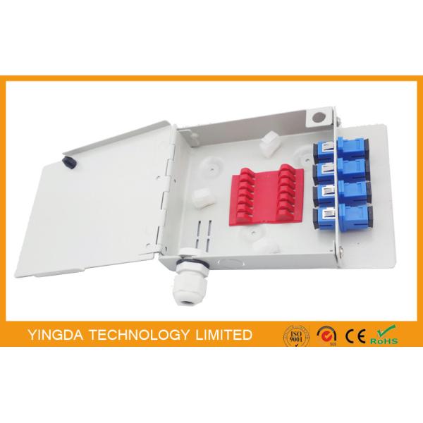 Малая белая стена приложений Маунт оптического волокна с FC, SC, ST, переходниками LC