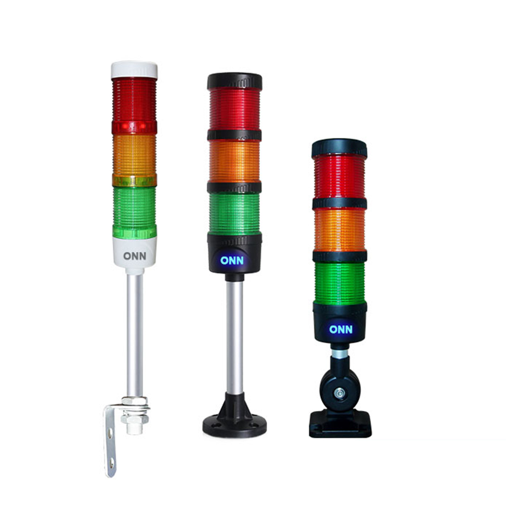 ONN-M4 Industrial Multicolor LED Signal Tower Light | Customizable RYGBW & OEM Logo