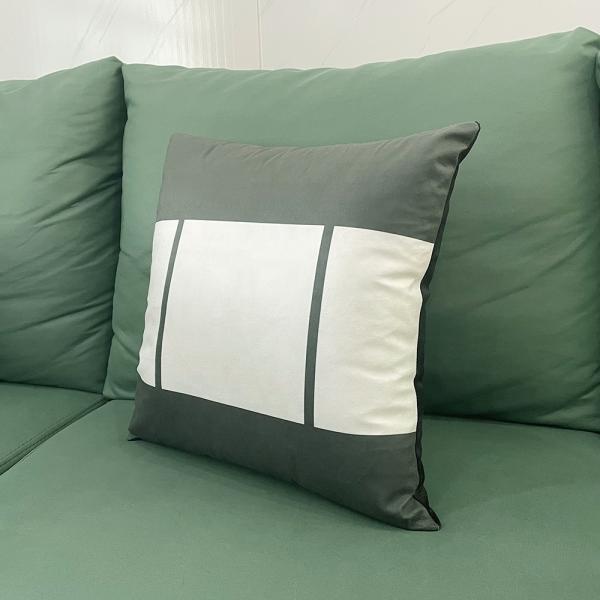 40*40CM Cushion Cover Sublimation Multi Panel Style Design Blank Custom Printable 3 Panel Velvet Sublimation Cushions