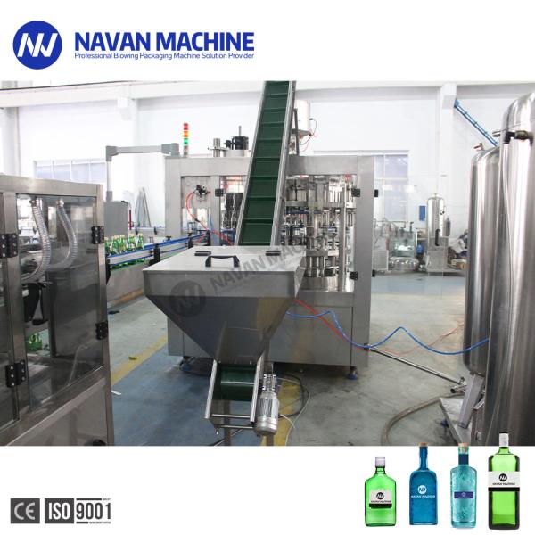 Glass Bottle Soad Carbonated Drink Vodka Washing Filling Capping Machine