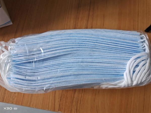 3 Layers Non Woven Cloth Disposable Surgical Masks For Common Protective