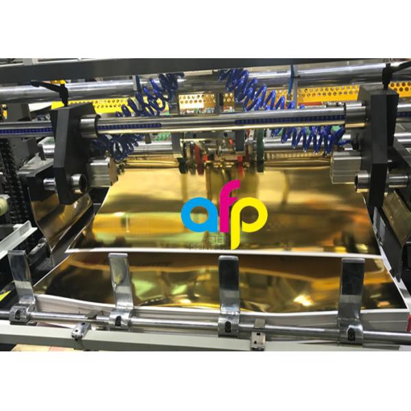 Matte Gold Metallic Polyester Film , 24 Micron Polyester Laminating Film