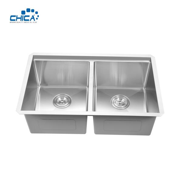 Carton Pallet Double Bowl Handmade House Kitchen Sinks Stainless Steel Kitchen Sinks