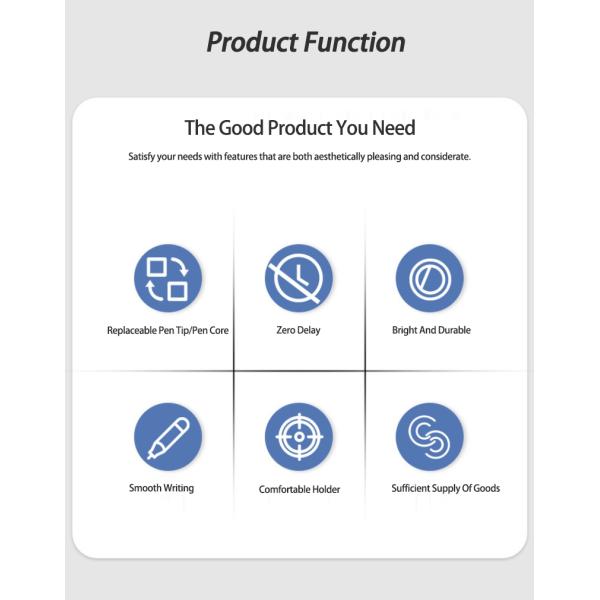 Escuela de oficina bolígrafo de bola de rodillo de metal de 0,5 mm bolígrafo de gel promocional de regalo publicitario
