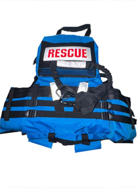 150N Professional Multi-Pocket Lifesaving High Buoyancy PFD Water Rescue Life Jacket For Extreme Water Sports