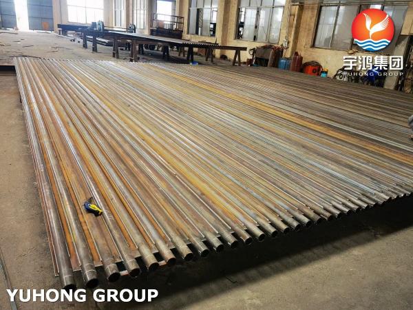 Customized Boiler Membrane Water Wall Panels Boiler Water Wall Tube Easy Maintenance