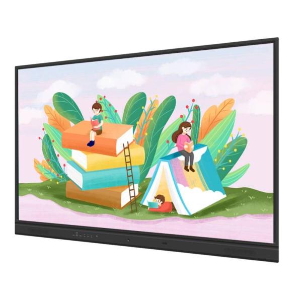 75 86 дюймов IR интерактивная доска для доступа пальцем к цифровому 4K UHD 3840*2160 Научное образование Учебный стол для детей