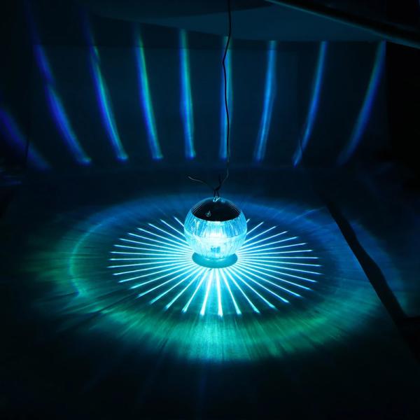 7 Color RGB Changing Underwater Ball Lamp Waterproof Solar Powered Yard Garden Fishing Pond Swimming Pool Floating Light